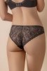 Selene MARA 3139 Majtki bikini z niskim stanem i przezroczystą koronką, negro-czarne